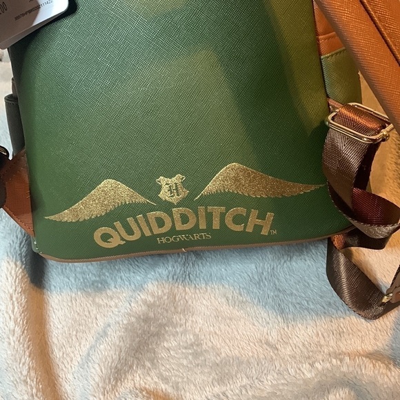NWT Loungefly Harry Potter Golden Snitch Quidditch Mini Backpack Metallic Gold W main image 6
